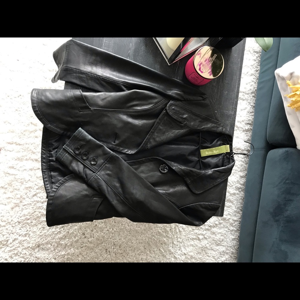 Real leather jacket - Picture 3 of 3